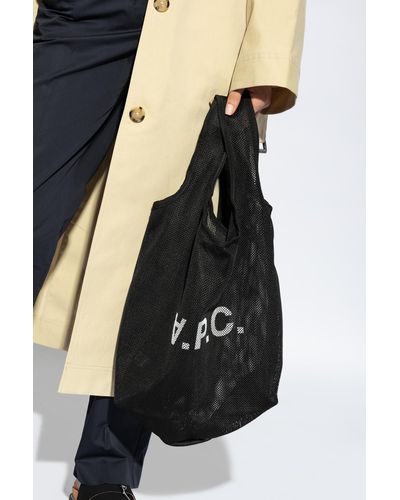 A.P.C. Shopper Bag, - Black