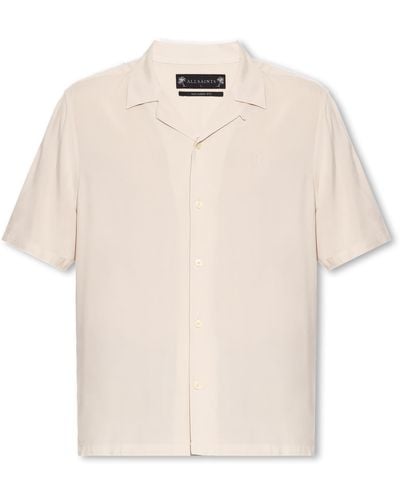 AllSaints ‘Venice’ Relaxed-Fitting Shirt - Natural