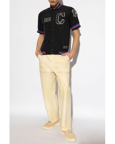 Champion Shirt With Patches - Black