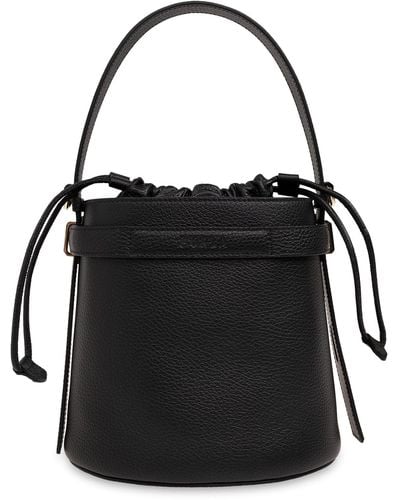 Furla 'giove Mini' Bucket Bag, - Black