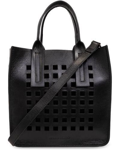 Stand Studio 'mesh Mini' Shopper Bag, - Black