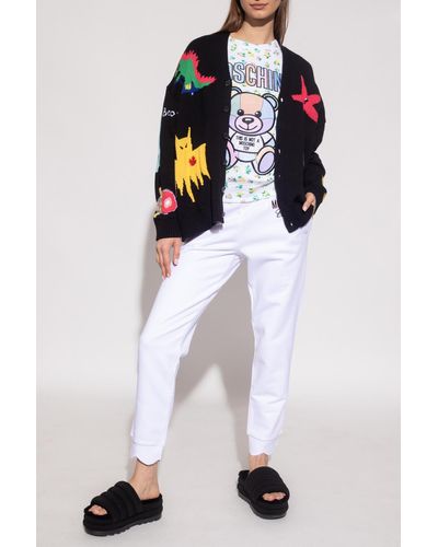Moschino Short-sleeved Sweatshirt - Multicolor