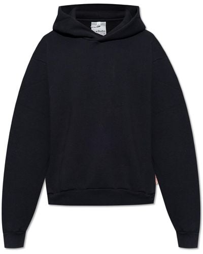 Acne Studios Hoodie With Logo Patch - Blue