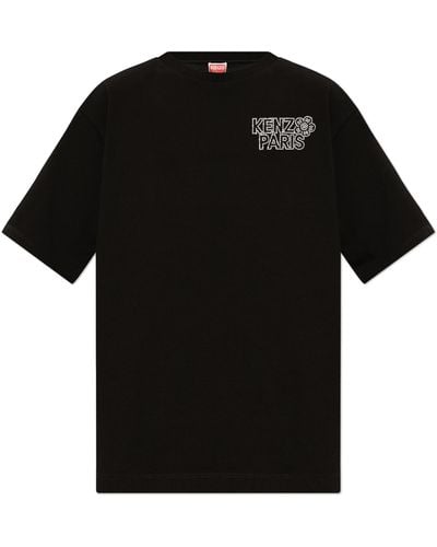 KENZO T-Shirt With Logo - Black