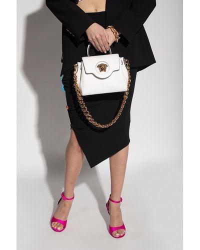 Versace ‘La Medusa Small’ Shoulder Bag - White