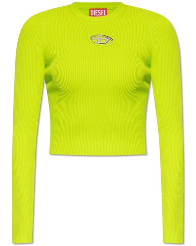 DIESEL ‘M-Valary’ Top With Logo - Yellow