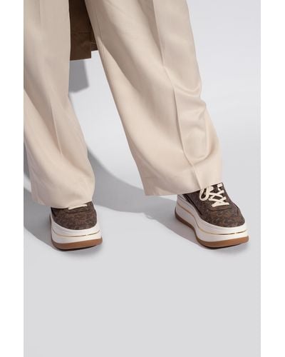MICHAEL Michael Kors 'hayes' Platform Sneakers, - Brown