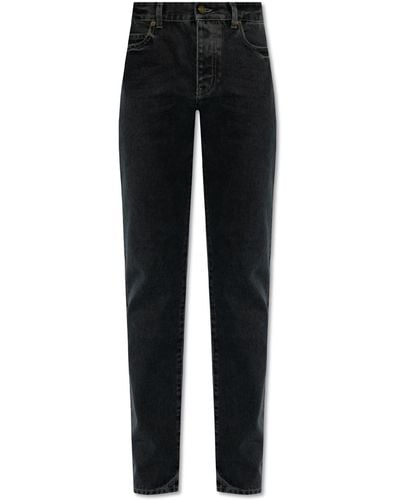 Saint Laurent Slim Fit Jeans, - Black