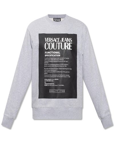 Versace Printed Sweatshirt - Grey