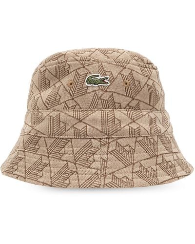 Lacoste Reversible Bucket Hat - Natural