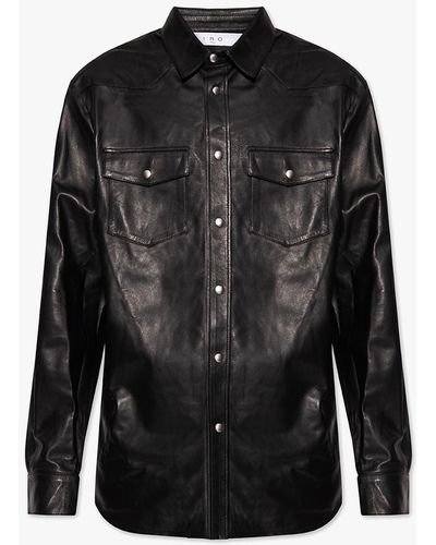 IRO Leather Shirt - Black