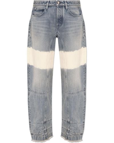 Jil Sander Jeans With A Bleaching Effect, - Grey