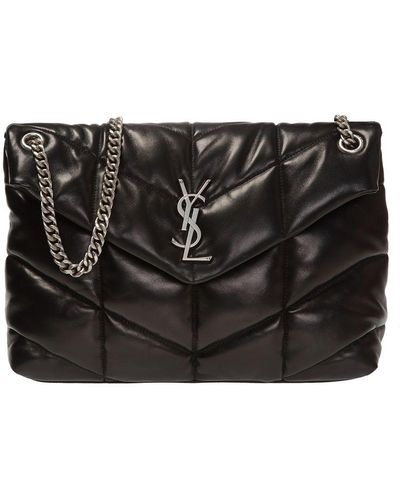 White 'Loulou' shoulder bag Saint Laurent - Vitkac France