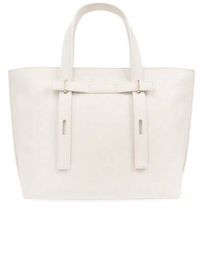 Furla 'giove Medium' Shopper Bag, - White