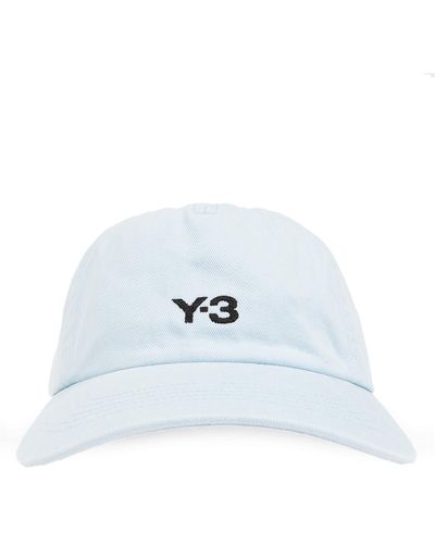 Y-3 Baseball Cap With Logo, - Blue