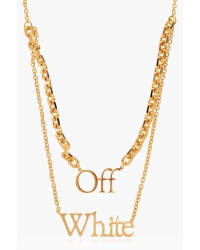 Off-White c/o Virgil Abloh Off- Brass Necklace - Metallic