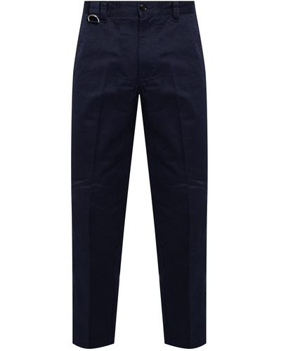DIESEL Cotton Trousers - Blue