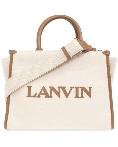 Lanvin 'pm' Shoulder Bag, - Natural