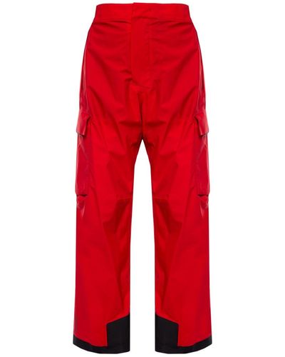 3 MONCLER GRENOBLE Recco Technology Ski Trousers - Red