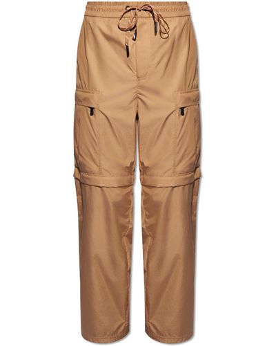 3 MONCLER GRENOBLE Trousers With Detachable Legs, - Natural