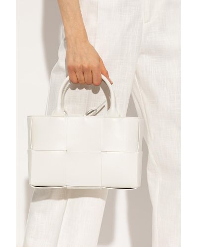 Bottega Veneta Mini Arco Tote Bag - White