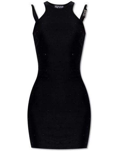 Versace Bodycon Dress, - Black