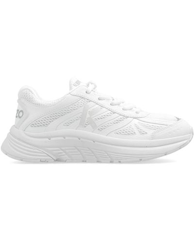 KENZO Sports Shoes With Logo - White