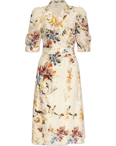 Munthe 'jisalanka' Floral Dress, - Natural