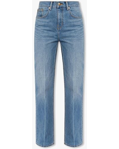 Tory Burch Slim Fit Jeans - Blue