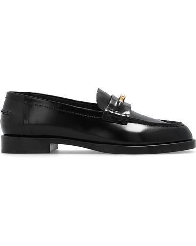 Black Emporio Armani Flats and flat shoes for Women | Lyst