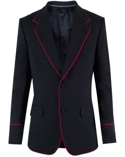 Gucci Suit With Piping - Black