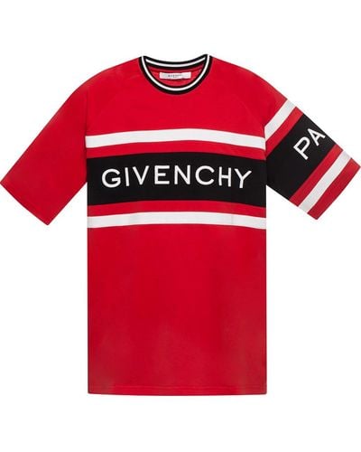 Givenchy 4g Logo Oversized T-shirt - Red