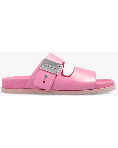 Burberry 'olympia' Slides - Pink
