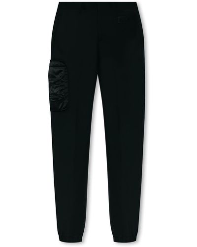 Moschino Wool Trousers - Black