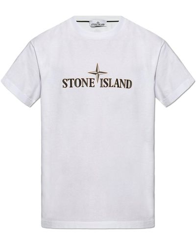Stone Island , Men's, White
