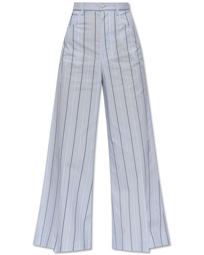 Marni Cotton Trousers, - Blue