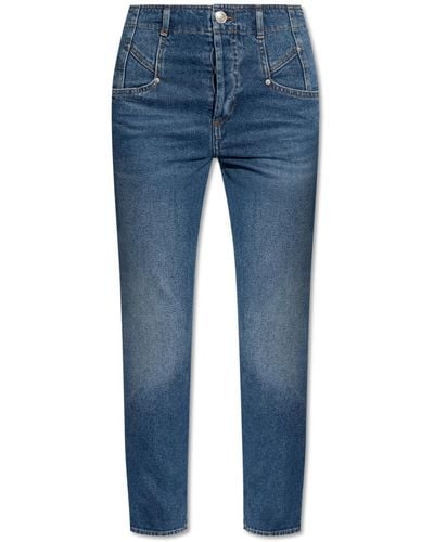 Isabel Marant High-Waisted Jeans - Blue