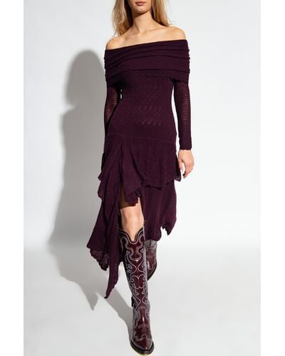 Ulla Johnson ‘Ambrosia’ Wool Dress - Purple