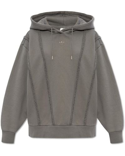 adidas Originals Hoodie With Logo, - Grey