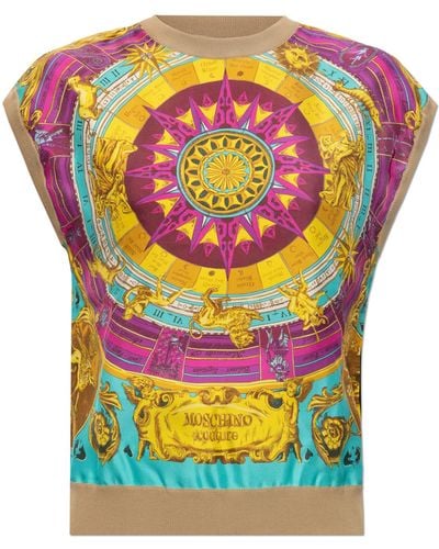 Moschino Printed Vest, - Multicolour