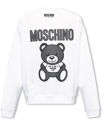 Moschino Sweatshirt With Logo - White