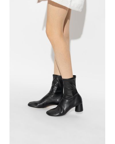 Proenza Schouler ‘Glove’ Heeled Ankle Boots - Black