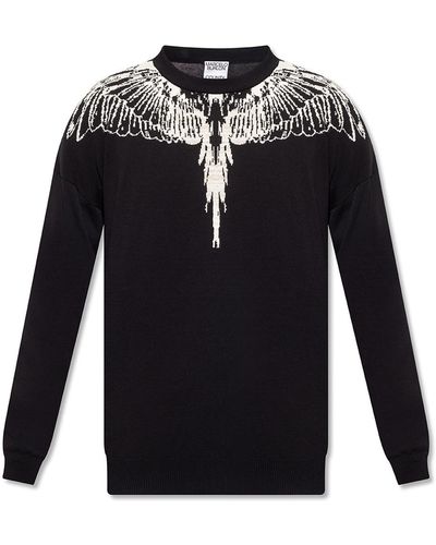 Marcelo Burlon Cotton Sweater - Black