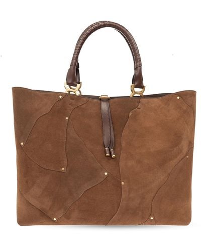 Chloé ‘Marcie’ Shopper Bag - Brown