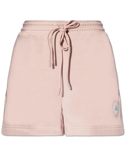 adidas By Stella McCartney Shorts With Logo, - Pink
