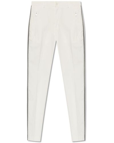 Moncler Side-Stripe Trousers - White