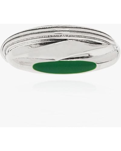 Bottega Veneta Silver Ring, - Metallic