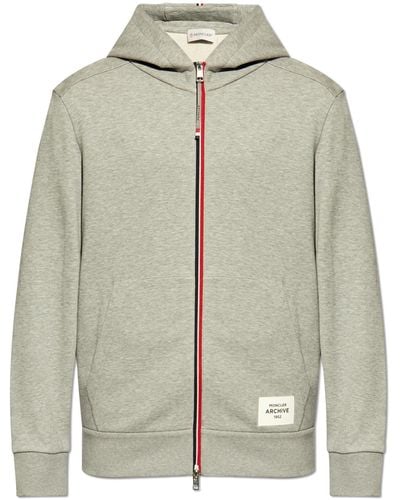 Moncler Hooded Sweatshirt - Grey