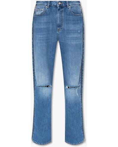 Stella McCartney Jeans With Zip Details - Blue