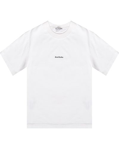 Acne Studios Logo T-Shirt - White
